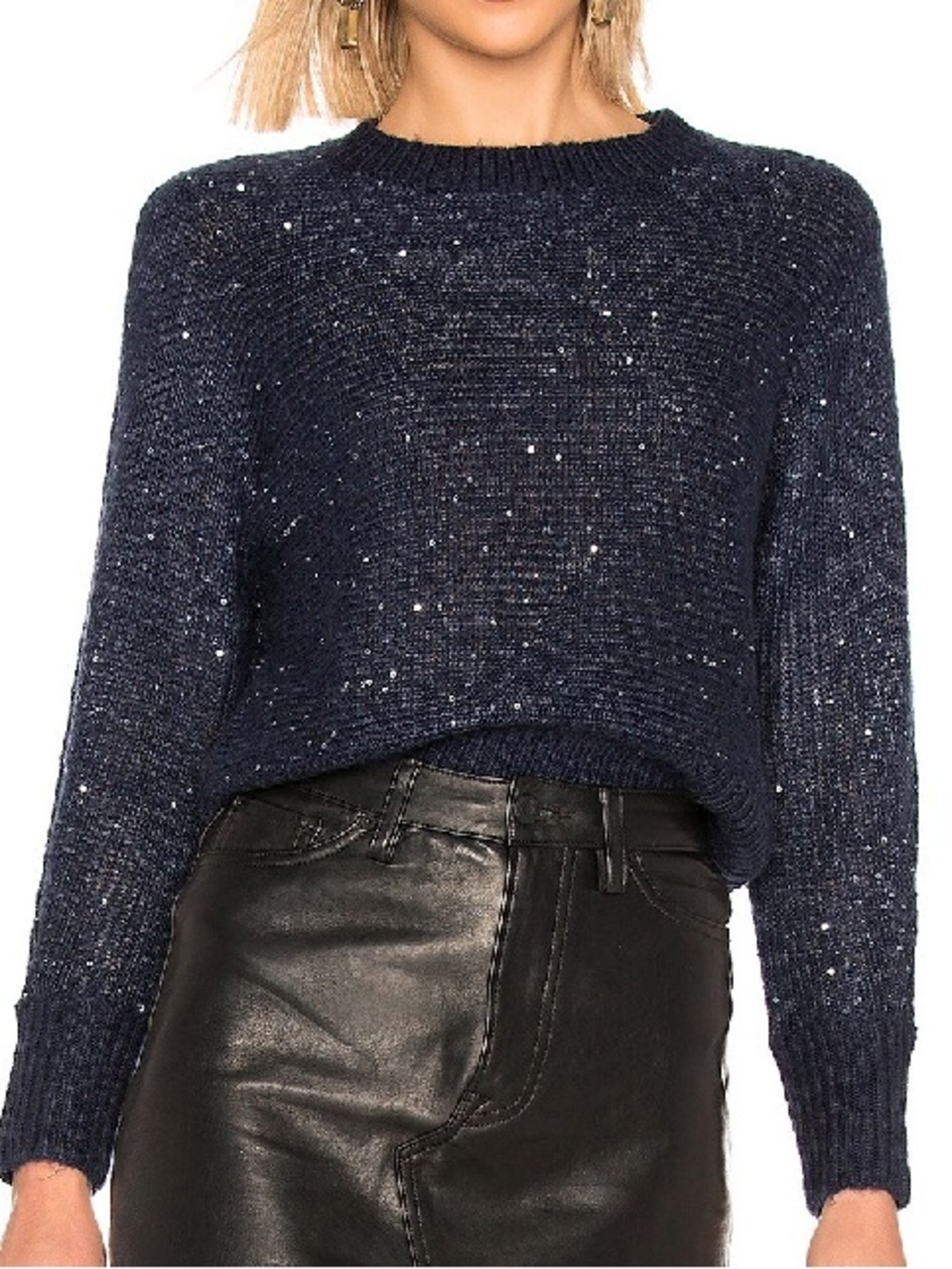 Lovers + Friends - Desert Nights Sweater. Navy. Size Small